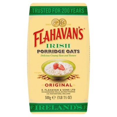 Flahavan's Irish Porridge Oats (500g) 17.6 Ounce (Pack of 1) 