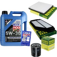 Mann Inspektionspaket Liqui Moly Longtime 5W-30 FüR Chevrolet Spark 1.0 1.2