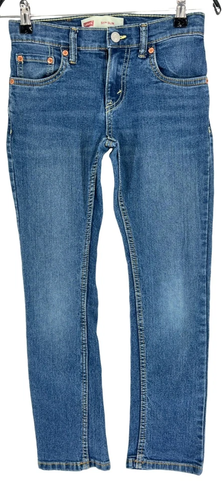 Jeans Slim Filles 511 Lévi'S Strauss & Co Taille 10 Ans W25 L26 - Photo 1/4