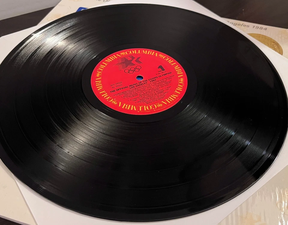 Official Music Of The 1984 Los Angeles Olympics - 12" Vinyl Record LP - VG+ Foto 3 de 3