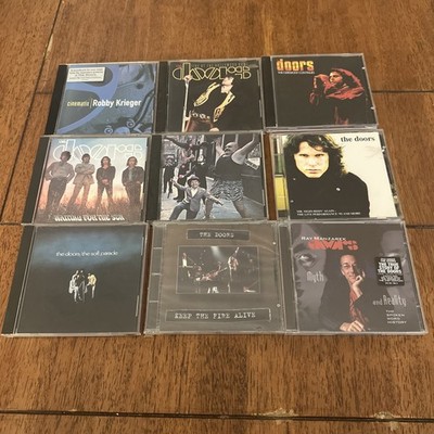 Lot Of 9 The Doors Jim Morrison CD Ray Manzarek Robby Krieger