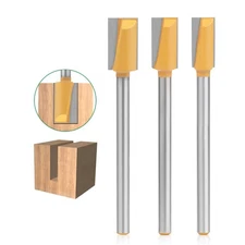 130mm Extended Router Bit for Woodworking with 8mm Shank Bottom Cleaning