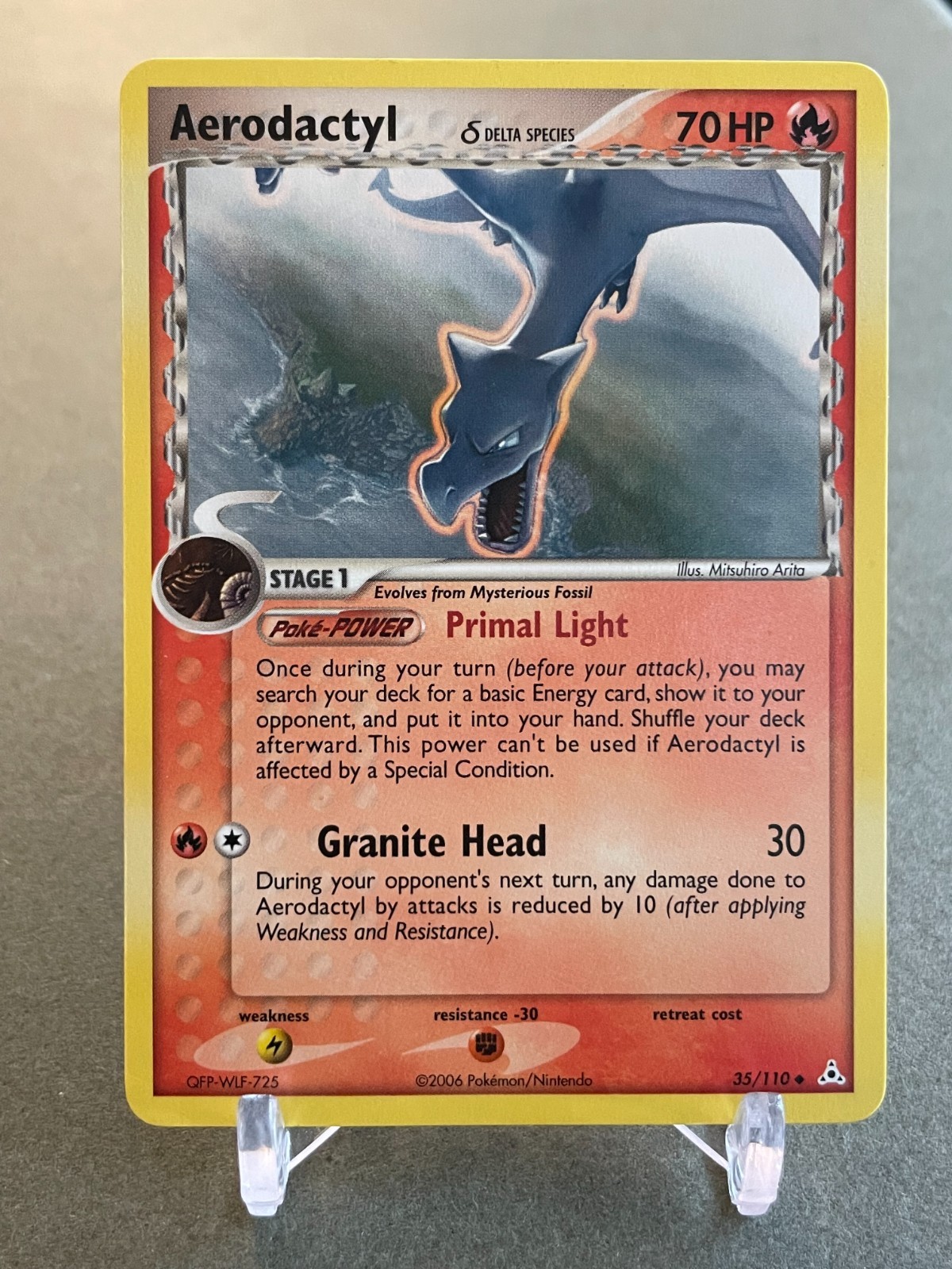 Pokemon Aerodactyl 35/110 ex Holon Phantoms NM