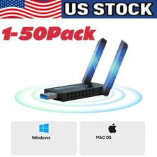 USB 3.0 Wireless WIFI Adapter 1300Mbps Long Range Dongle Dual Band Network lot