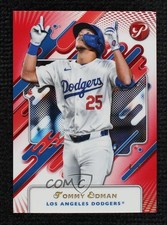 2025 Topps Pristine Red Refractor 4/5 Tommy Edman #156 tw0