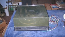 Garrard Synchro Lab SL 55B 3-Speed Direct Drive Turntable with Cover PARTS ONLY