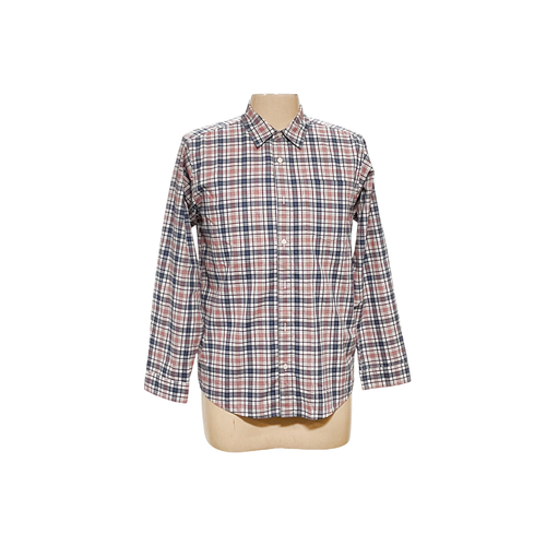 Patagonia blau kariertes Button-Down Herrenhemd - Größe M
