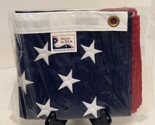 American Flag 3'x5' Nylon Certified Made in USA Sewn Stripes  Embroidered NEW