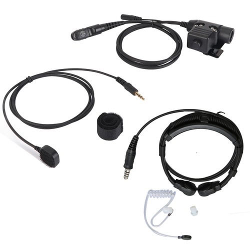 7.1Mm Throat Mic Headset Telescopic Noise Canceling Throat Vibration Mic H VA - Zdjęcie 5 z 12
