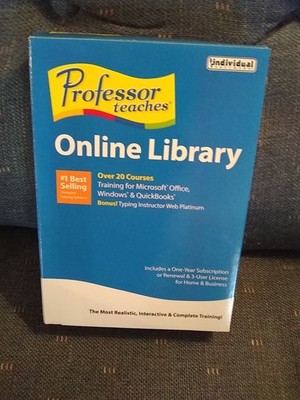 PROFESSOR TEACHES ONLINE LIBRARY New, Sealed 