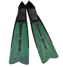 SEAC Talent Fins for Spearfishing, Free Diving and Diving, Green Camo, 11-12
