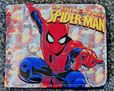 Spiderman Spider-Sense Wallet Bi-Fold Red/Blue with Multi-Colored Features