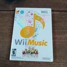 Nintendo Wii Music Video Game Disc Instruction Manual Case Complete