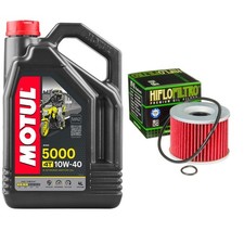 ZX1200 ZZR1200 Motul 5000 10w40 4L Oil Filter Kit Kawasaki ZX 1200 2005