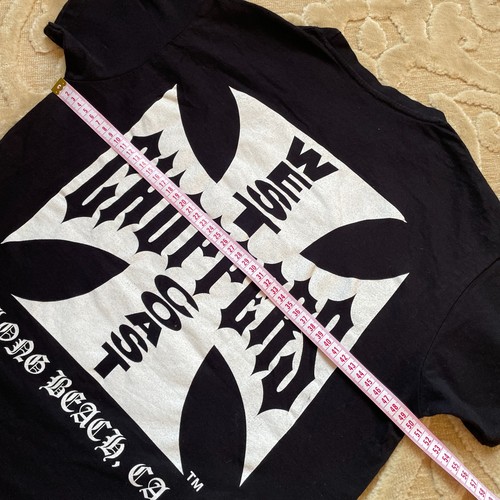 West Coast Choppers T Shirt Long Beach Black Big Logo S - Picture 8 of 8