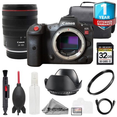 Canon EOS R5 C Camera + 24-105mm f/4L IS USM Lens+1Yr Warranty+32GB- Basic Kit