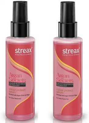 Streax Professional Argan Secrets Colour Protect Serum 200ml Each Pack Of 2