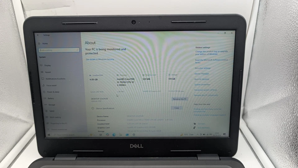 Dell Latitude 3300 · i3-7020U · 4GB · 128GB, photo 2 of 5