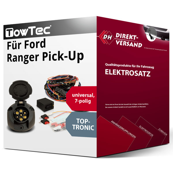E-Satz 7Polig Universell für Ford Ranger Pick-Up 10.2022-Jetzt Neu-image