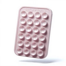 2.0 Removable and Reusable Adhesive, Silicone Suction Phone Mount, Cell Phone...