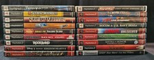 Lot of 18 PS2 Game Cases Some With Manuals - No Games or Disks
