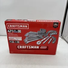 CRAFTSMAN 47-Piece Standard/Metric Polished chrome Mechanics Tool Set CMMT12119