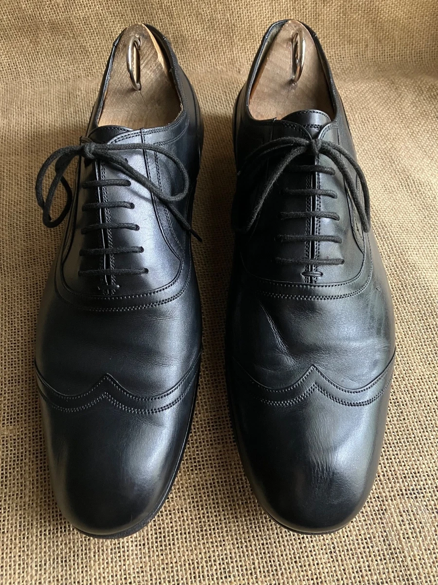 Bottines Homme Clerget En Cuir Noir - Pointure 41 - Vintage 2010 - Occasion Bon État