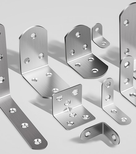 Heavy-duty Stainless Steel Right Angle L Shape Brace Bracket -Shelf Support - Picture 2 of 36