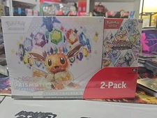 Pokemon TCG Prismatic Evolutions Elite Trainer Box Booster Bundle Costco K10