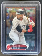 2012 Topps Chrome David Ortiz Black Refractor #/100 Red Sox