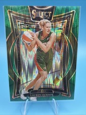 2025 Panini Select WNBA Prizm #35 Lauren Jackson Green Flash