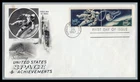 US FDC # 1331-1332 5c Space Achievements  ArtCraft KSC Cancel 1967, 9F570