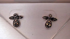 Kate Landry EARRINGS & PENDANT set; .925 Sterling Silver Angels — photo 4