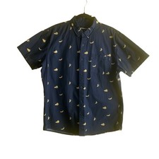 Molokai Surf Co Banana Print Button Up Shirt Mens XL Top Streetwear Preppy