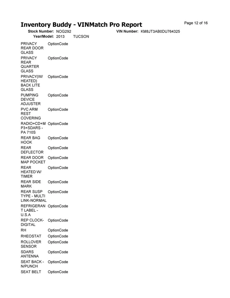 Used Automatic Transmission Shift Lever Assembly fits: 2013 Hyundai Tucson Grad - Image 2 of 4