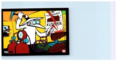 Spy vs Spy Trading Card 24 Lime Rock Top Secret Klopper Comic Art Collectible