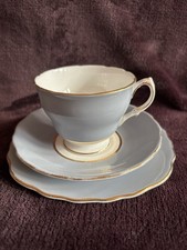 Colclough Ballet Harlequin Grey Bone China Trio