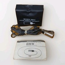 Vintage Sony ECM-16 Electret Condenser Microphone