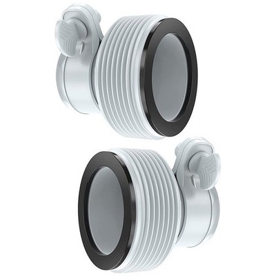 Intex Hose Conversion Adapter B Kit (Pair) Replacement Part Model Number Gray 