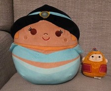 Squishmallow Disney 10  Princess Jasmine And Abu Bundle Plush Toy Aladdin