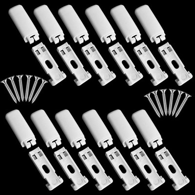 12Kit 24 Stück Plissee Ersatzteile klemmträger, Spannschuhe für verspannte