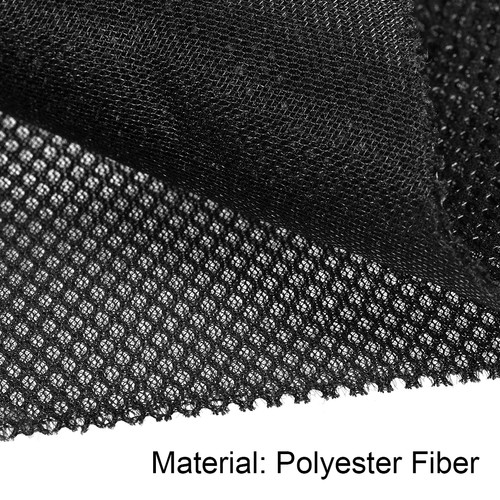 Noir Haut-parleur Maille Grille Stéréo Tissu Antipoussière 1x1.45M 40 x 57pouce - Photo 3/4