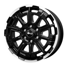 1x BROCK B45-6L schwarz glanz voll-poliert (sgvp) 8.0Jx20 6x130 ET60