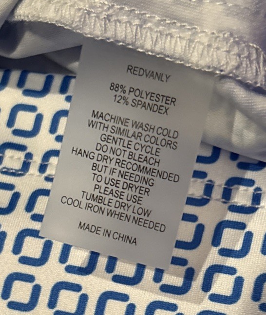 Men’s Redvanly Devine Polo Golf Shirt Multicolor Size Medium New With Tags M🔥