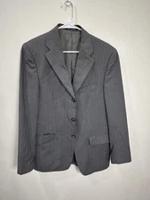 Bachrach Italy Men's Size Large Gray Blazer  Jacket