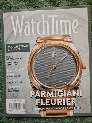 WatchTime magazine April 2026 Parmigiani Fleurier + Watch Strap Making Brand New
