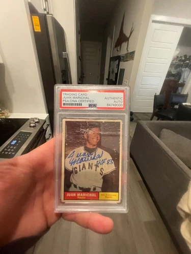 Juan Marichal Rookie Auto Hall of Fame