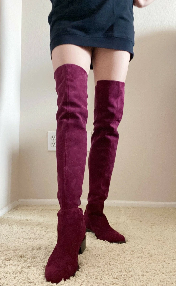 Tory Burch Caitlin Stretch Over the Knee Boot SZ 5 Color