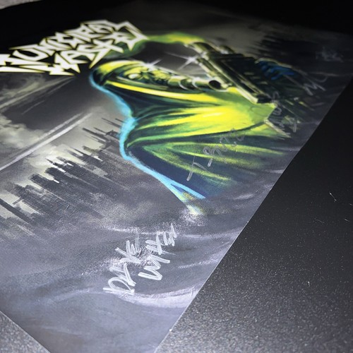 Municipal Waste 2024 BRAINSQUEEZE Tour Signed Poster 14” X 20” - Picture 3 of 3
