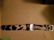 Rare Pre Owned Fendi Watch Calf Hair operates normally